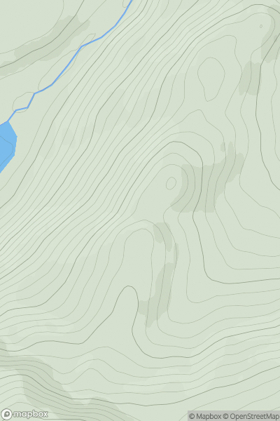 Thumbnail image for Carn a' Bhreabadair [Glen Albyn and the Monadh Liath] showing contour plot for surrounding peak